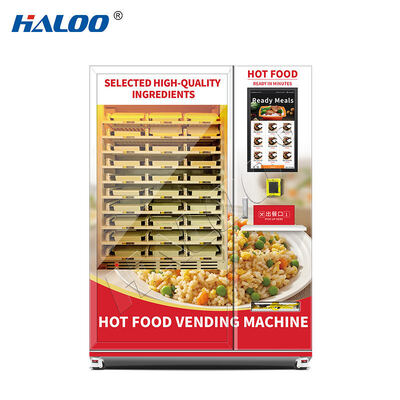 21.5-inch capacitive touch screen all steel door frame for hot food vending machine with heating function