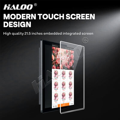 Haloo 10 grid flower vending machine with thickened galvanized sheet and double-layer anti fog glass