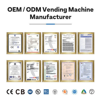 Автомат по продаже цветов с утолщенной металлической пластиной для прочности, оснащенный функцией SDK и системой охлаждения