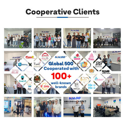 Автоматическое уплотнение и упаковка холодильника Haloo с трехуровневым фильтром * 3 твердых блоков льда