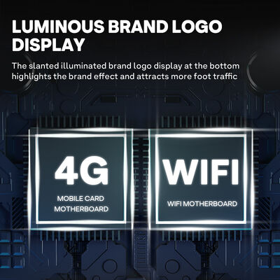 Halo 24 сетка умный торговый шкафчик с уплотненным оцинкованным листом внешней оболочки и трехслойной стеклянной дверью с системой охлаждения