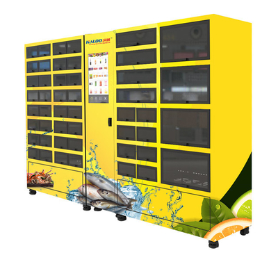 Refrigerated шкафчики автомата свежих продуктов именниных пирогов морепродуктов автомата шкафчика