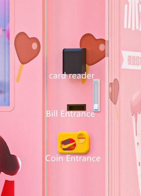 Автоматический уличный автомат по продаже мягкого мороженого Halo с 32-дюймовым сенсорным экраном и функцией автоматической очистки